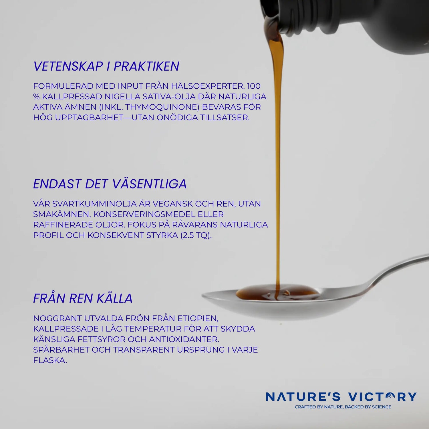 Svartkumminolja - Kallpressad från Etiopien