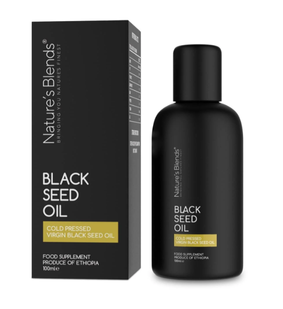 Kallpressad Etiopisk Nigella Sativa 100ml – Nature’s Blends svartkumminolja hos Nature’s Victory