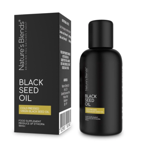 Kallpressad Etiopisk Nigella Sativa 50ml – Nature’s Blends svartkumminolja hos Nature’s Victory