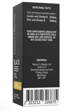 Kallpressad Etiopisk Nigella Sativa 100ml – Nature’s Blends svartkumminolja hos Nature’s Victory